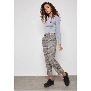 topshop plaid trousers